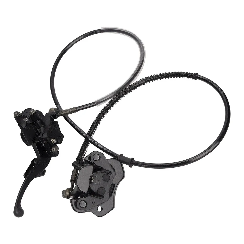 1 Set Left Rear Hydraulic Disc Brake Assembly Master Cylinder Caliper Kit For 50-250cc Off Vehicle Parts