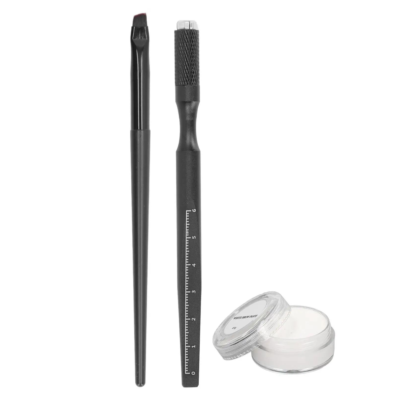 

Eyebrow Mapping Kit Microblading Paste and Brush Set for Perfect Brow Design 10g