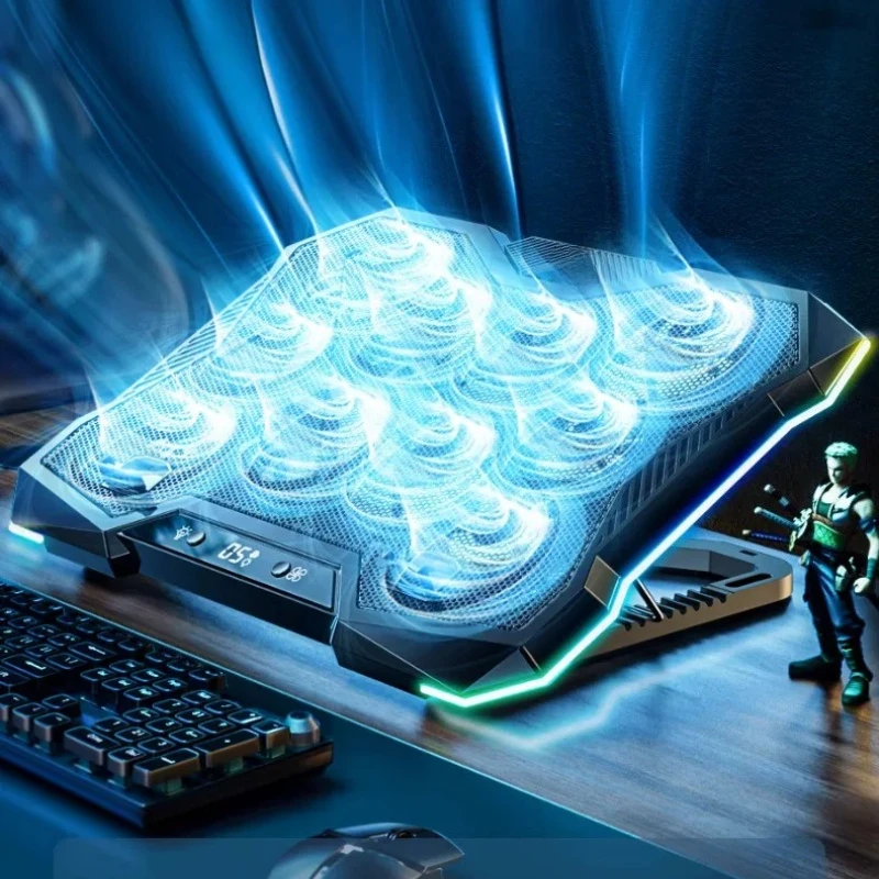 

Laptop radiator base, pressurized air water cooling fan, silent laptop stand