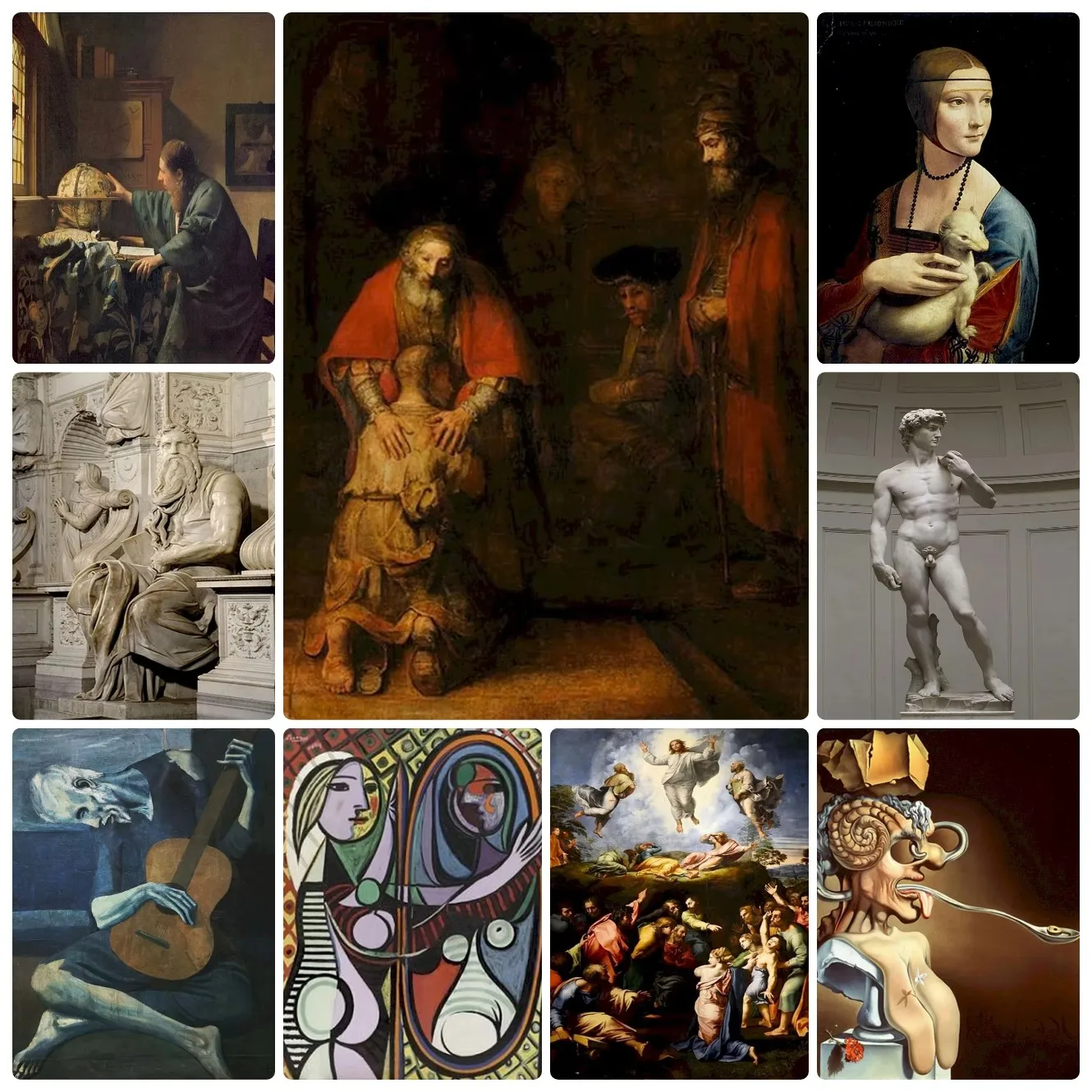 Jigsaw Puzzles Collection of Famous Paintings Home Decor Adults Puzzle Games Family Fun Puzzles Educational Gift
