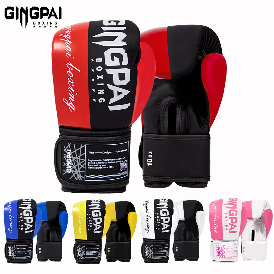 Boxing Gloves for Men Women Sparring Gloves PU Muay 4 6 8 10 12oz Profession Kickboxing Adults Sandbag Training Gloves Equipment