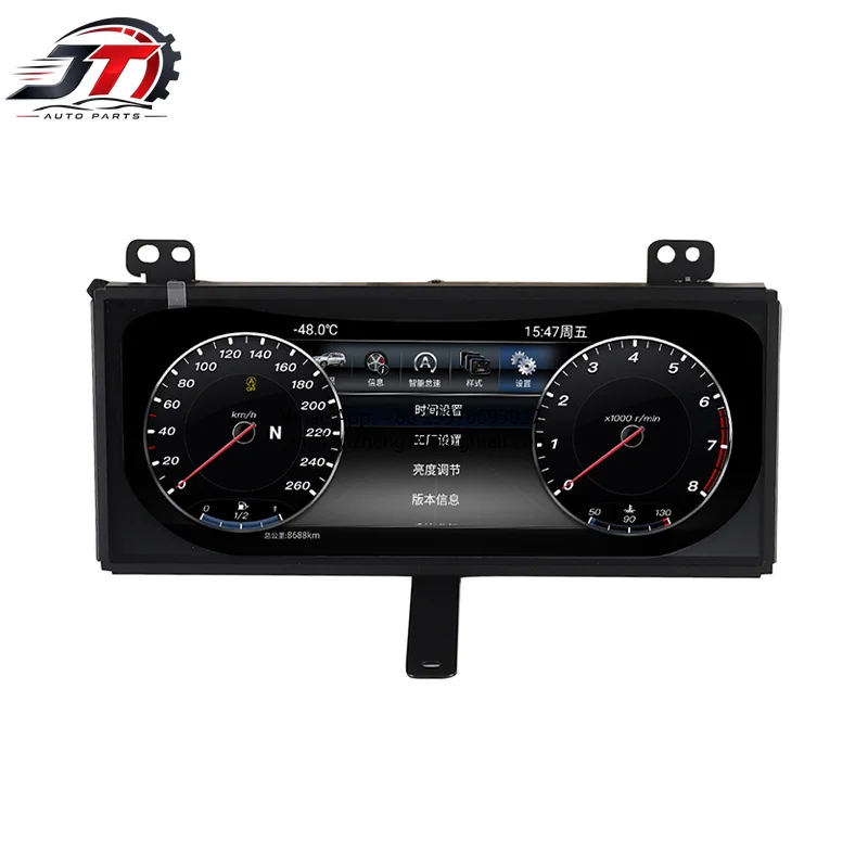 JT Linux System Speedometer Digital Instrument Cluster with Touch Screen & CD Player Car Dashboard For MITSUBISHI For PAJERO 200