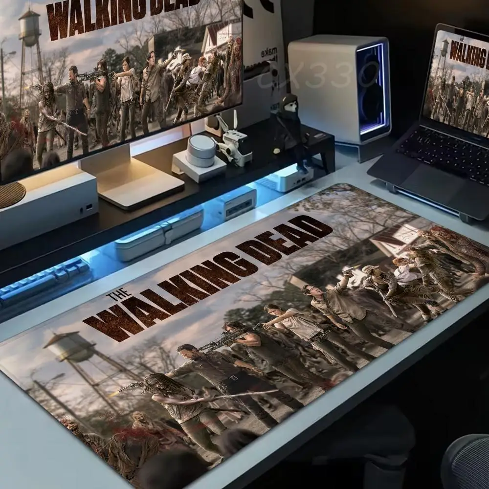 

The Walking Dead Mouse Pad Large Computer Mousepad Office 1000x500mm XXL Pc Gamer Non-slip Rubber Keyboard Deskmat