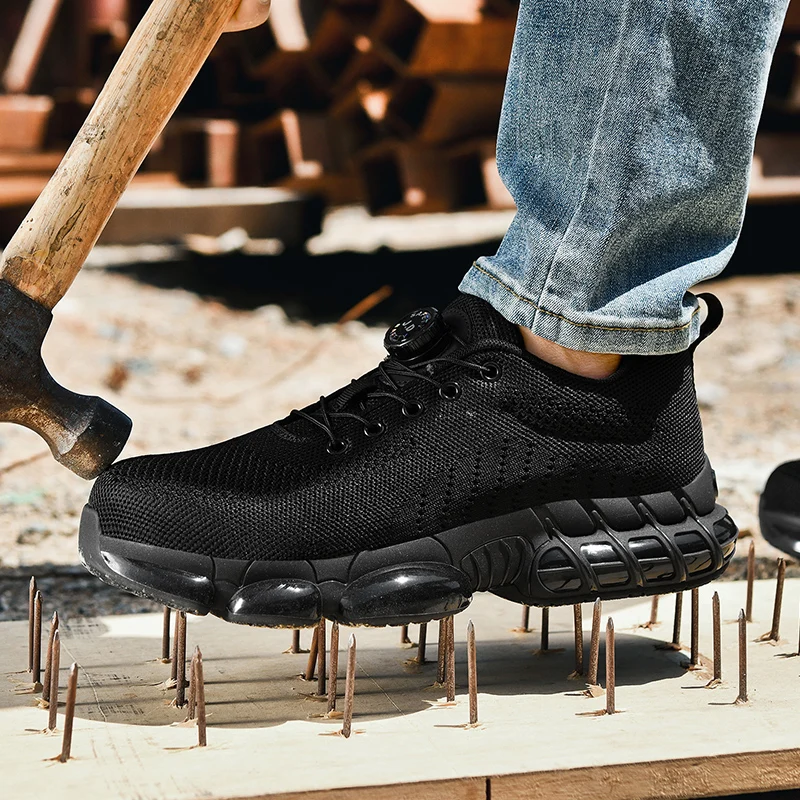 

Men's Military Tactical Boots Army Boots Men Side Zipper Military Boots Men Anti-Slip Ankle Boots Work Safety Shoes Hiking Shoes