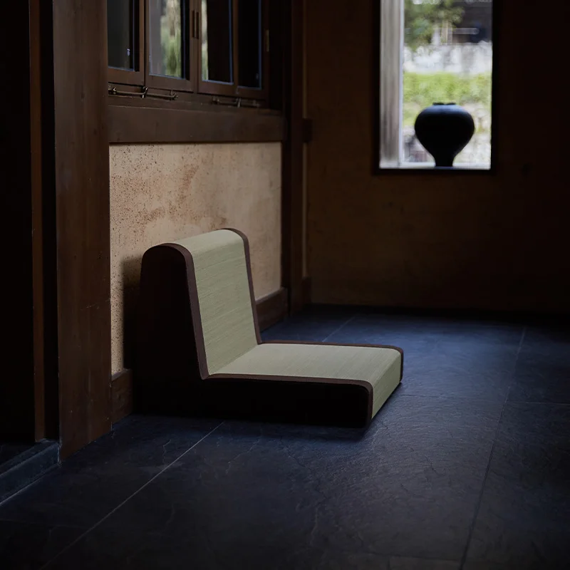 

Japanese Floor Chair with Backrest Foldable Tatami Seat for Tea Room Living Room Lounge Chair Ergonomic Meditation Stools