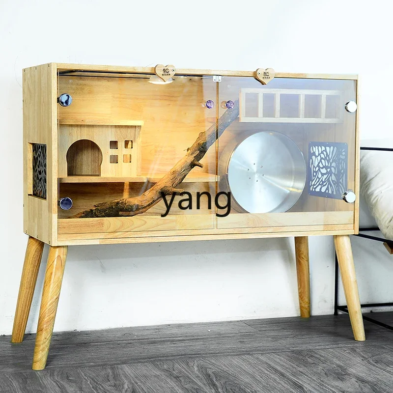 CX  Chinchilla Cage Cabinet Original Solid Wood Totoro Big Villa Special Hamster Rabbit Cage Customization