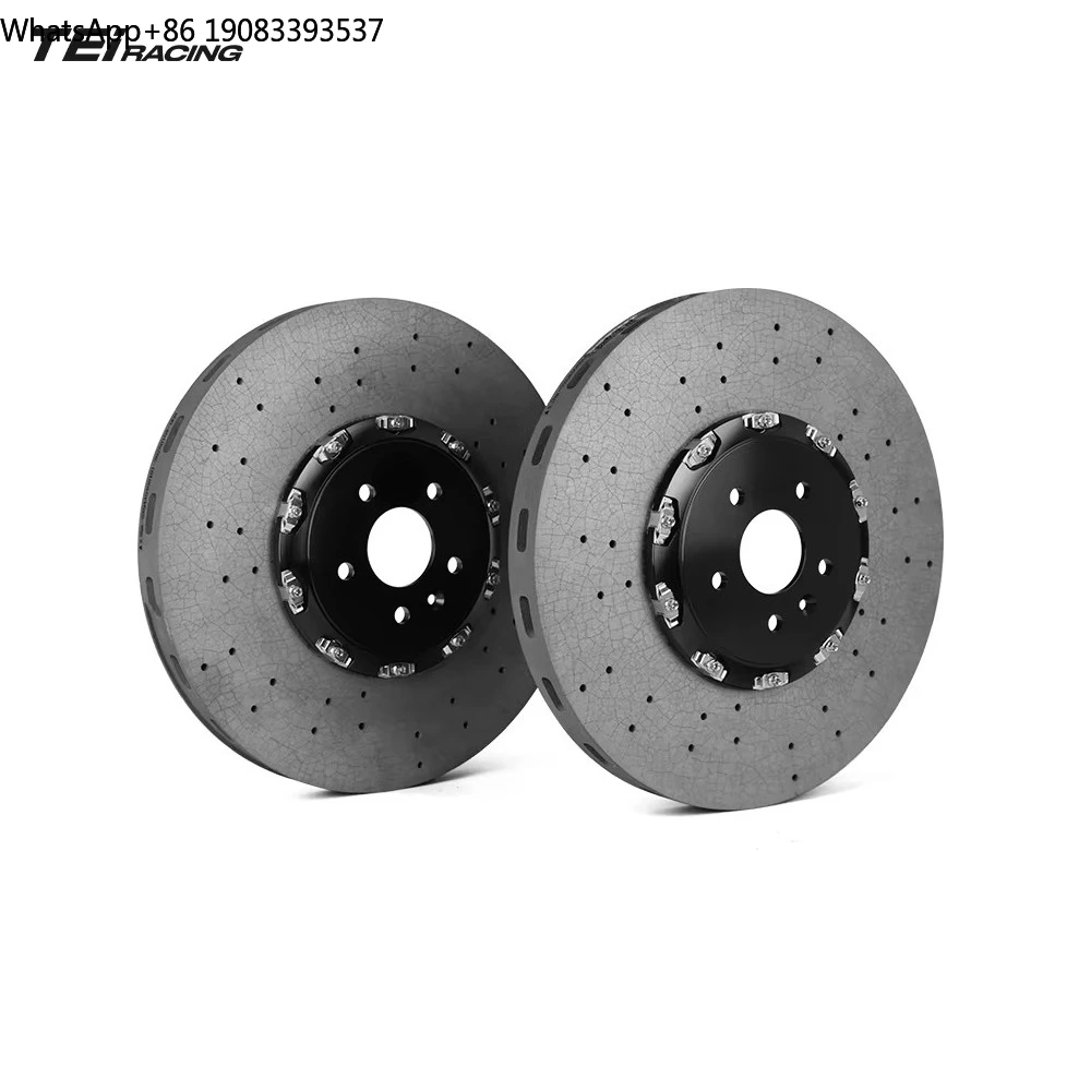 TEI 355mm/380mm/390mm/400mm/410mm/420mm/440mm Carbon Ceramic Brake Rotor Disc for Ferrari for Porsche for BMW