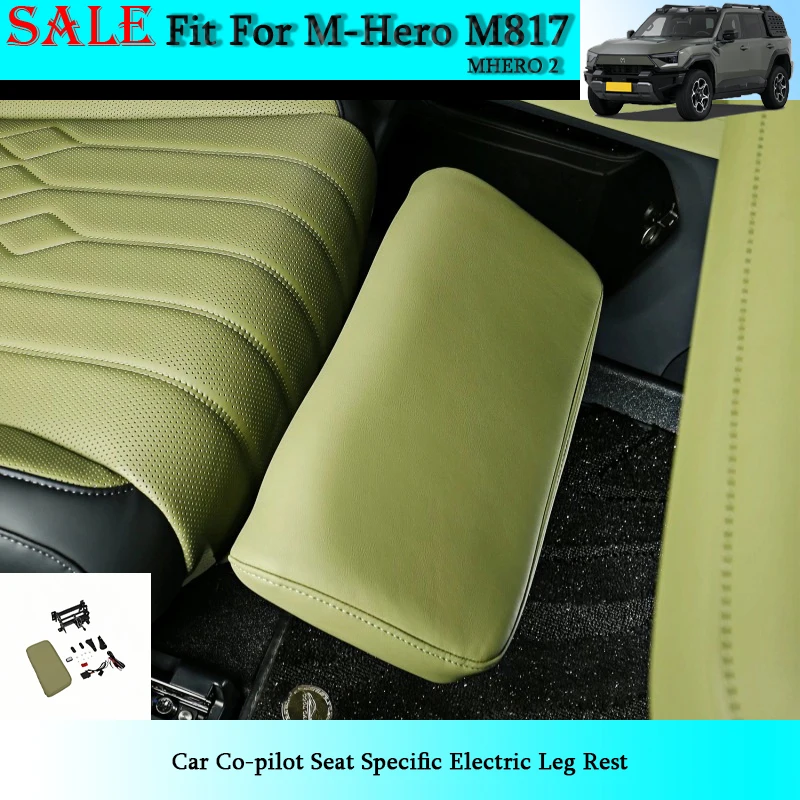 

Подходит для Dongfeng M-Hero M817/MHERO 2, автоматическое сиденье для второй пилота, специальная электрическая подставка для ног, модификация салона автомобиля, детали