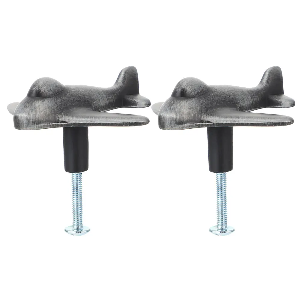 

2Sets Airplane Drawer Knobs Zinc Alloy Small Plane Handles for Room Wardrobe Cabinets Dresser Pulls Airplane Cabinet Knobs