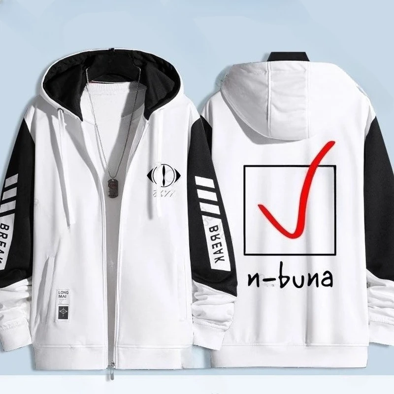 Yorushika n-buna suis música impressão 3d zip up moletom com capuz feminino/masculino streetwear hip hop zíper jaqueta com capuz agasalho casual