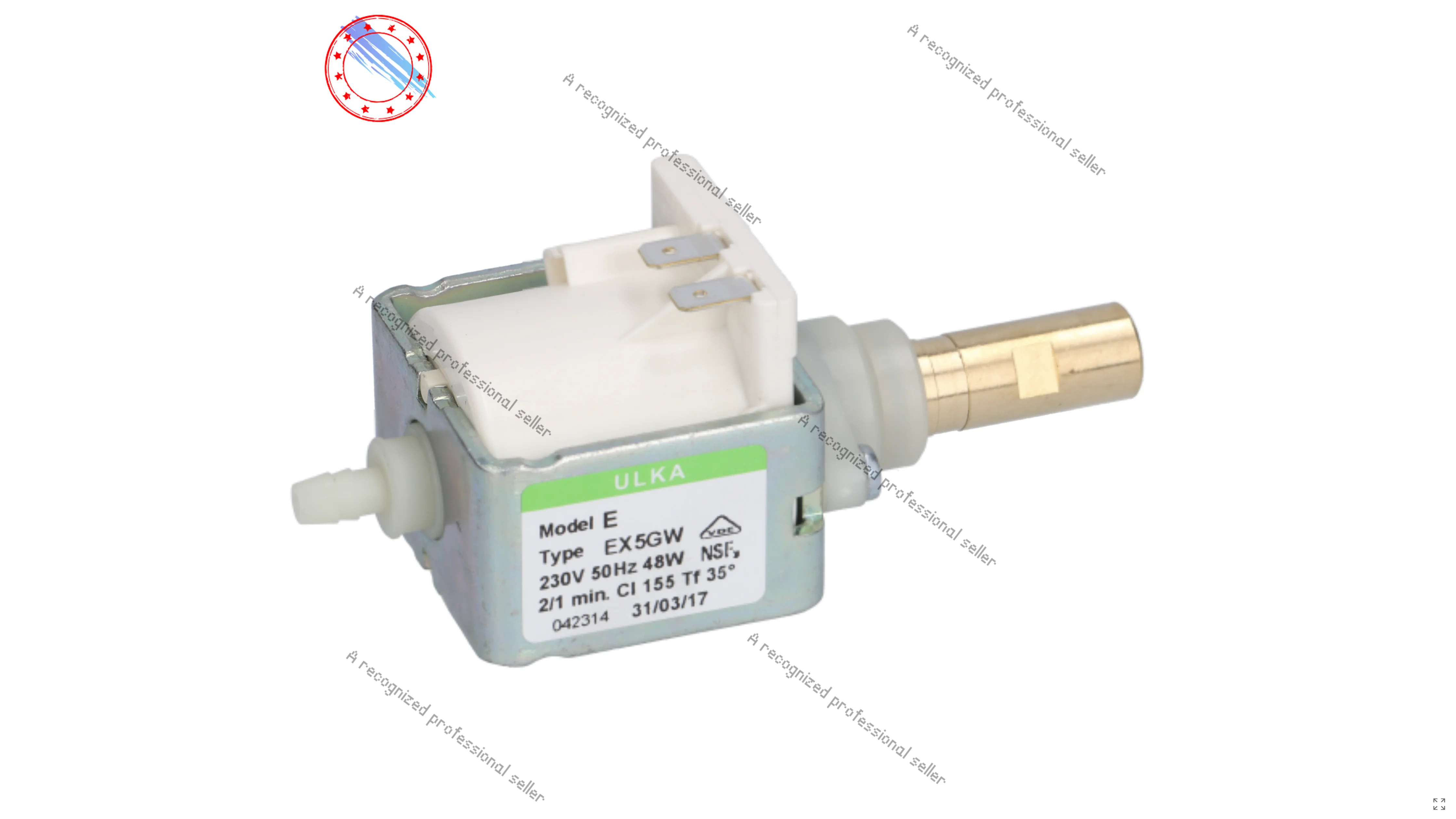 

ULKA EX5GW Вибрационный насос для кофемашины 48 Вт 230 В 50 Гц Водяной насос для кофемашины