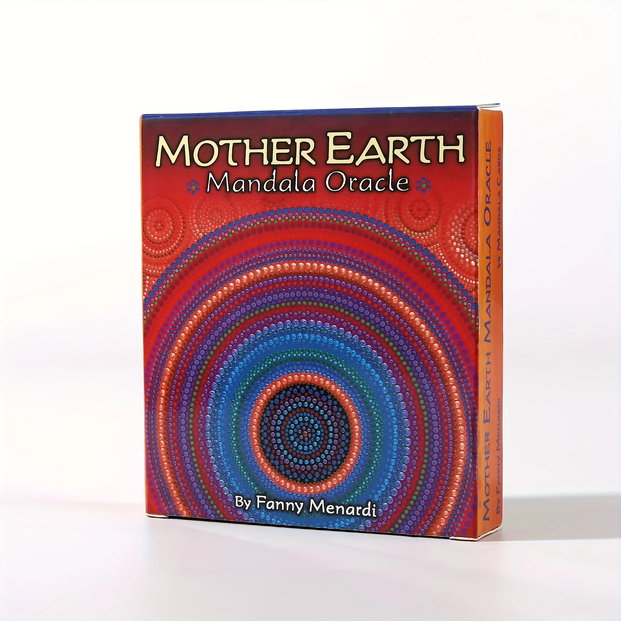 アースマザー マンダラ オラクル カード デッキ、44 タロット カード 英語版 ボードゲーム、占い、占いカードゲーム