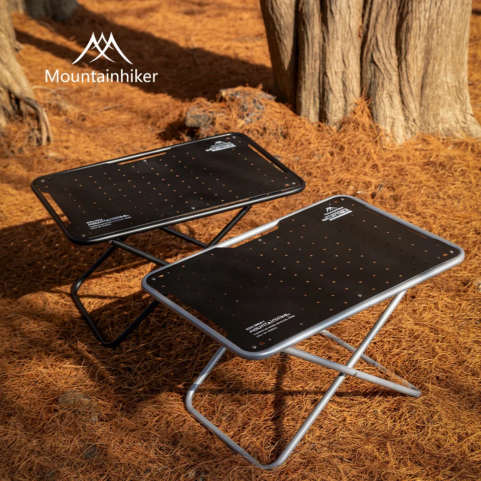 MOUNTAINHIKER Table de camping pliable légère en acier au carbone, style militaire britannique, pour pique-nique et activités de plein air