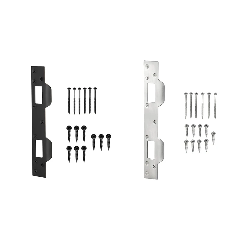 Door Strike Plate Reinforcement Plate - Front Door Security Devices Metal Striker Plates Door Latch