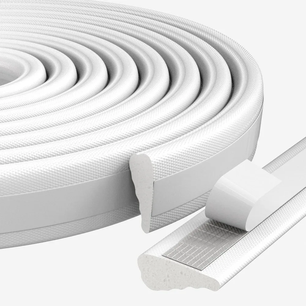3/5/6.1m Weather Stripping Self-adhesive Filling Self Adhesive Weather Stripping Windproof Soundproof Soundproof Window Seal