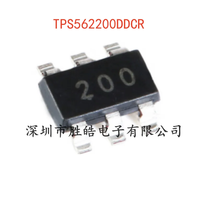 (10PCS)  NEW   TPS562200DDCR   4.5-17V 2A    Sync Buck Converter Chip    SOT23-6    TPS562200DDCR   Integrated Circuit