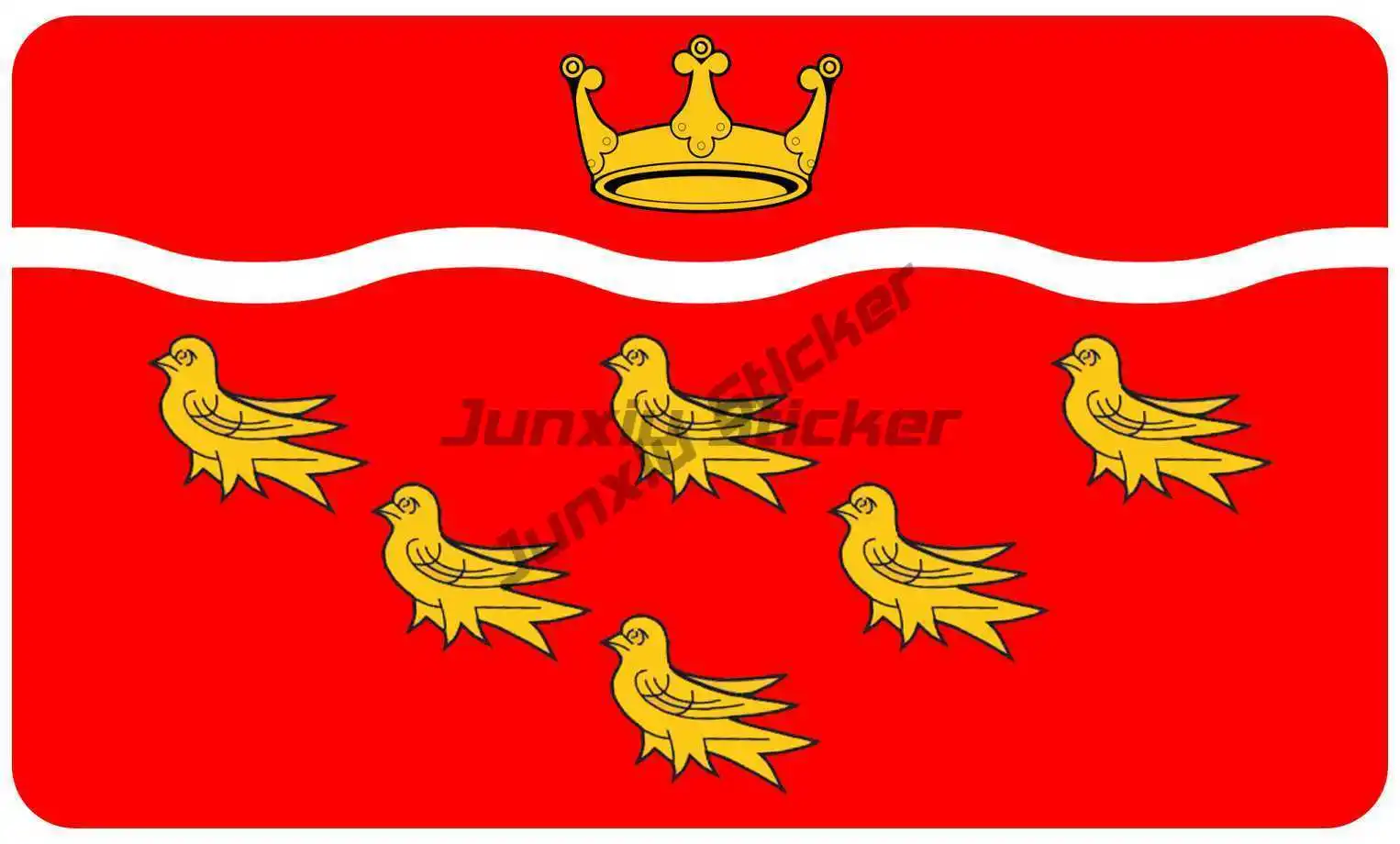 

EAST SUSSEX EMBLEM FLAG VINYL STICKERS CAR VAN TRUCK TAXI LORRY