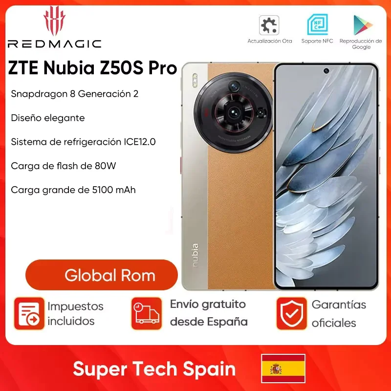 مراجعة تفصيلية لـ ZTE Nubia Z50S Pro: هاتف ذكي مزود بمعالج Snapdragon 8 Gen 2