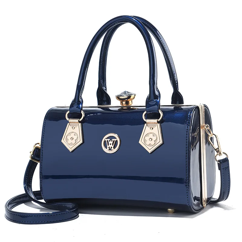 High Quality Bright Leather Women's Handbag Tote Bag Fashion Luxury Women Shoulder Bag Trendy Female Commute Crossbody Bags