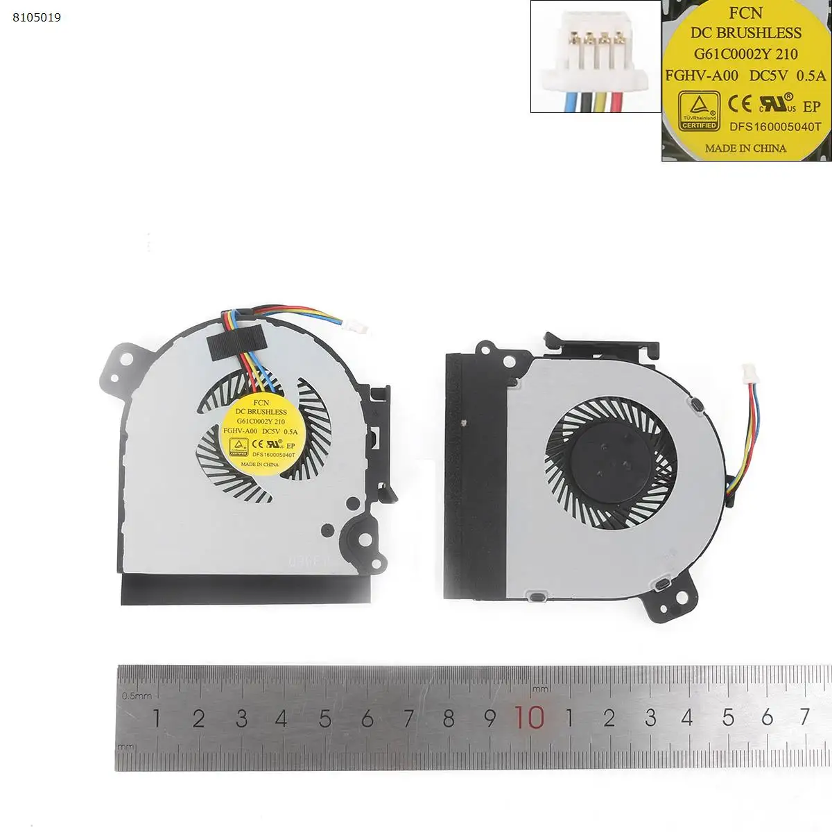 Laptop Cooling Fan for Toshiba A50-C DFS160005040T