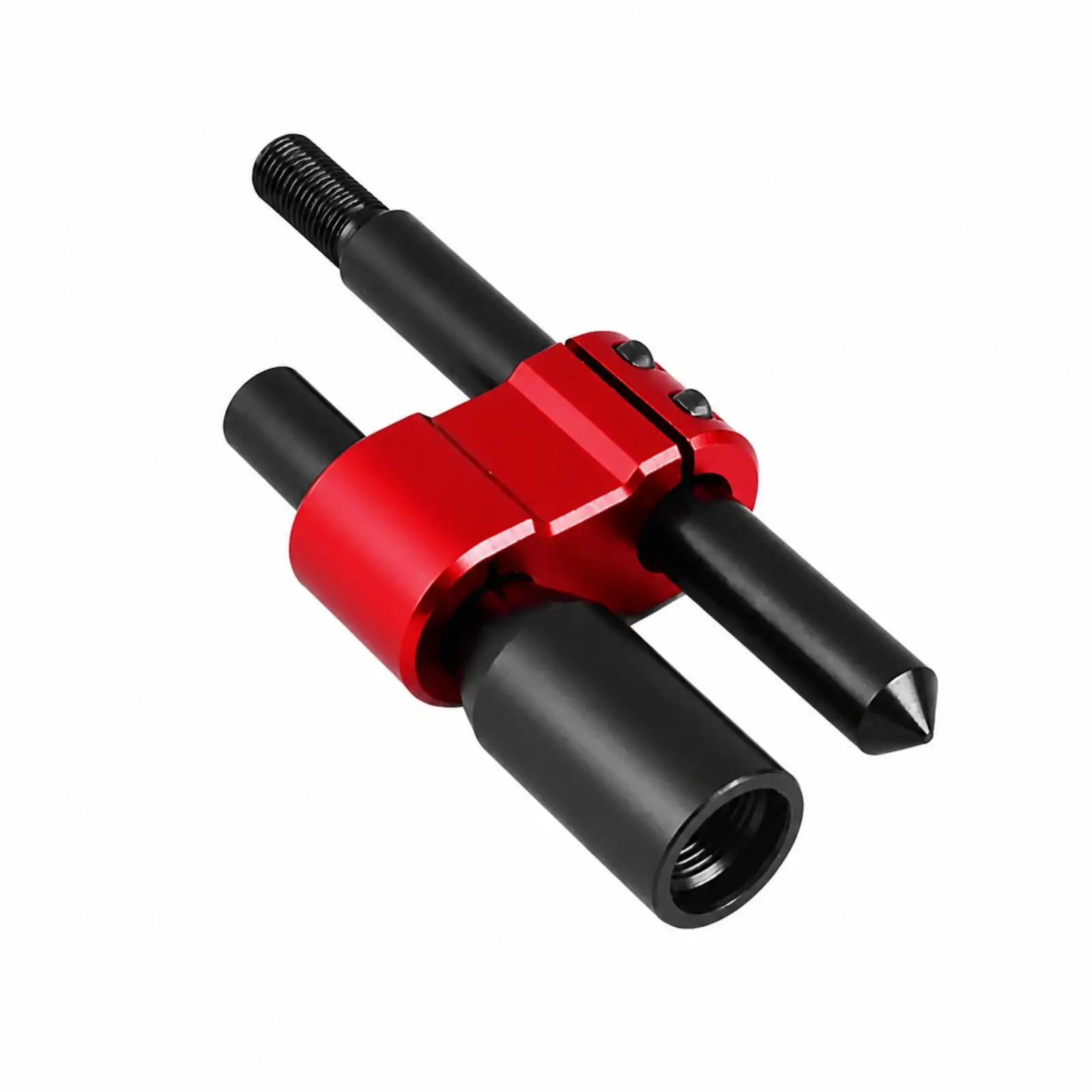 Gear Shift Extension Rod Aluminum Alloy Threaded Holder for Automatic Transmission Shift Knob Adapter