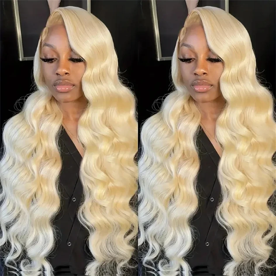 613 blond ludzki włos koronkowa peruka na przód 13x6 hd body wave koronkowa peruka na przód dla kobiet wybór brazylijskie peruki remy na sprzedaż