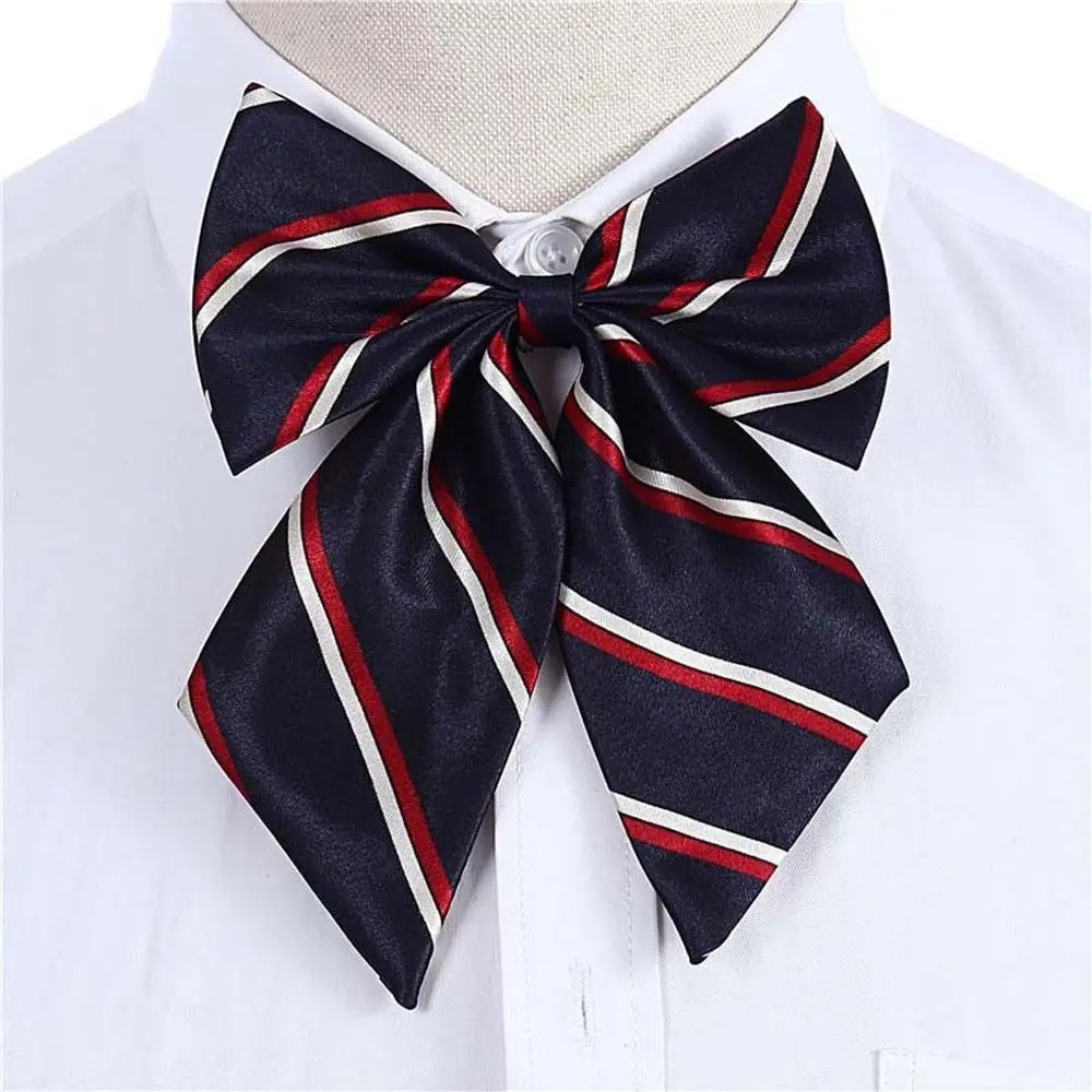

Stripe Airline Stewardess Necktie Dots Korean Style Bowknot Neckties Nurse Neck Wear Sailor Suit Bowtie JK Uniform Bow Ties