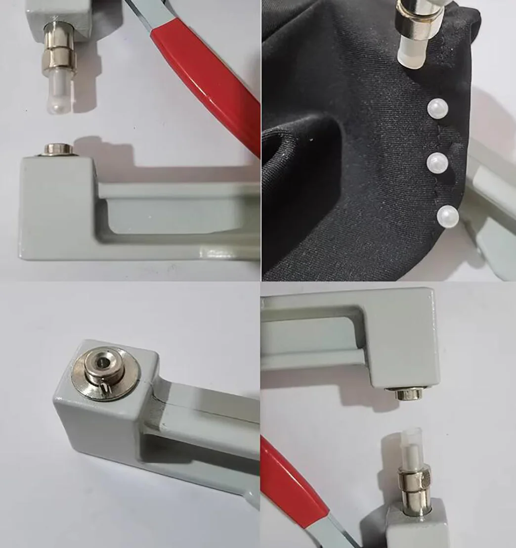 Manual Beading Machine, Beading Tool For Buttoning Clothes, Portable Hand-Pressed DIY Pearl Punching