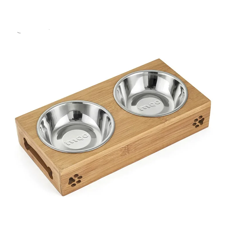 New Popular Cat  Dog Feeder Drinking Bowls for Dogs Cats Pet Food Bowl Comedero Perro Miska Dla Psa Gamelle Chien Chat Voerbak