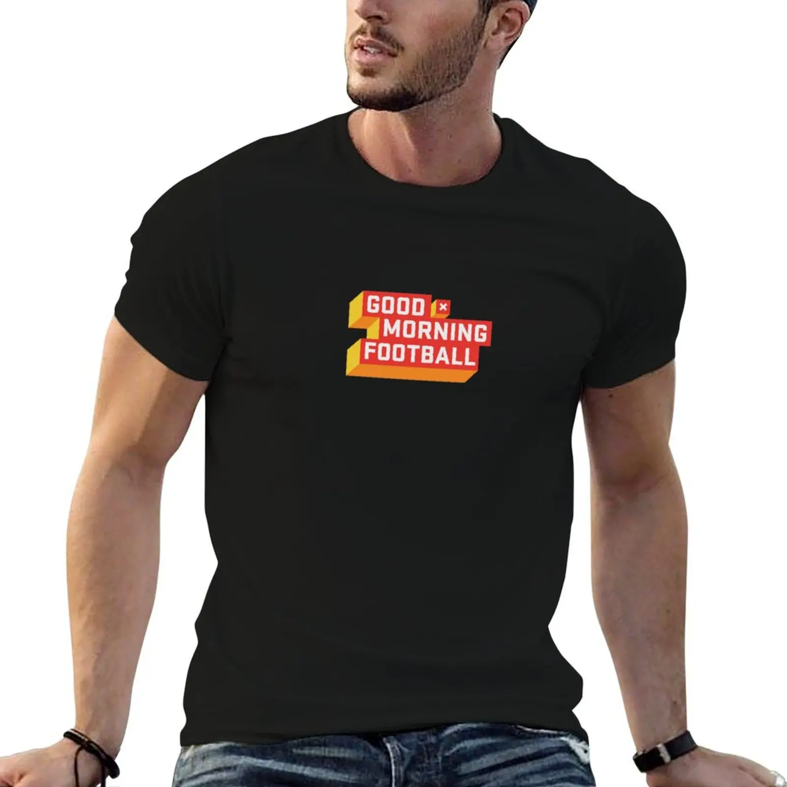 Good Morning Football (GMFB) T-Shirt funny t shirts cotton graphic t shirts for man T-Shirt