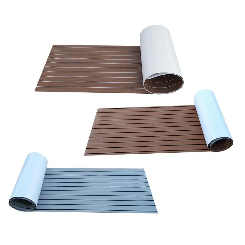 Self Adhesive Boat Decking Pad Anti Skid EVA Floor Mat Yacht Cushion for RV Vehicle Swimming Pool Flooring