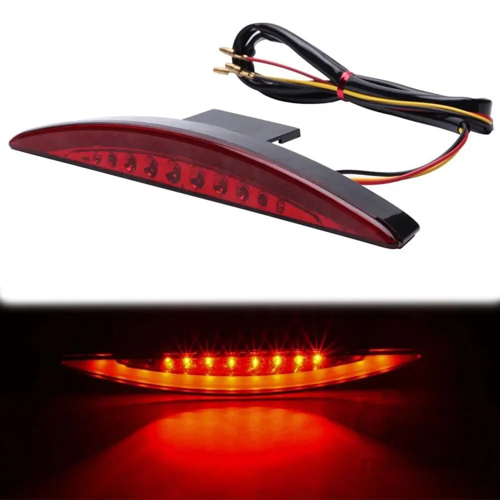 1PCS For Harley Davidson Breakout EFI FXSB CVO 2013-2017 Motorcycle Rear Fender Tip Brake LED Tail Light Smoke Red Accessories