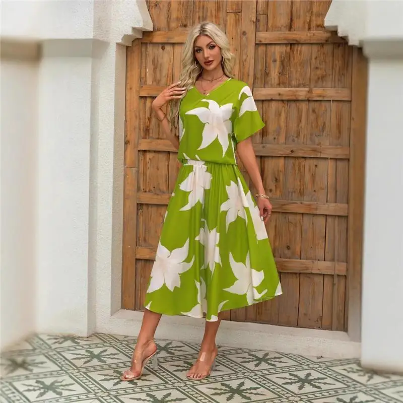 

Женская повседневная повседневная повседневная станция с принтом Dr Plant Le Pattern Hot S Cross-border ort Sve Autumn Dr