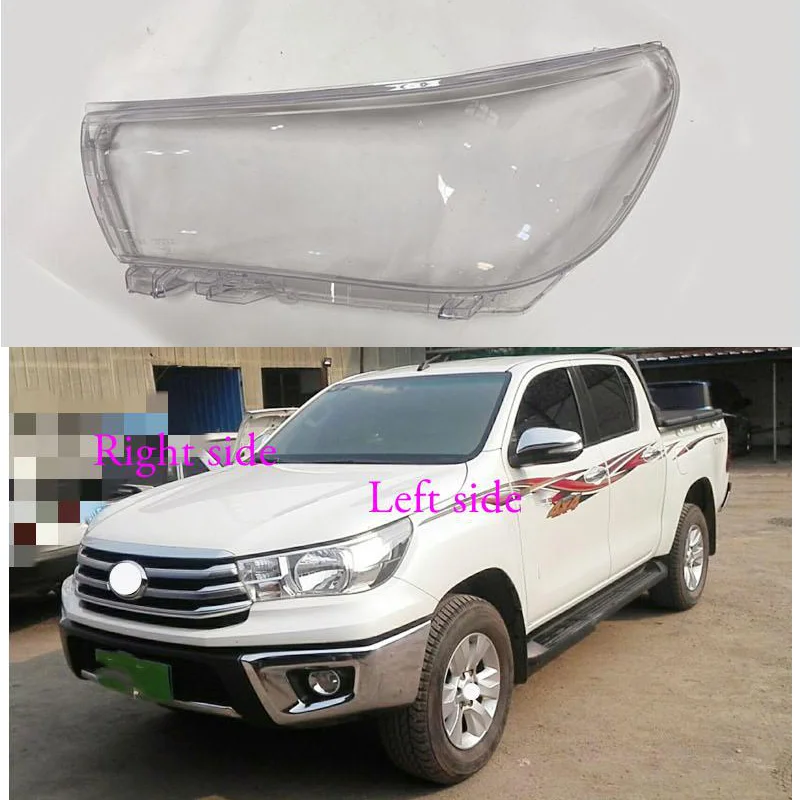 

Для Toyota Hilux 2015 2016 2017 2018, корпус фары, абажур, прозрачная крышка, стеклянная крышка фары