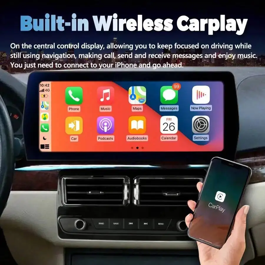 For BMW 3 Series E46 1999-2004 Stereo Car Multimedia Player GPS Navigation DSP 12.3