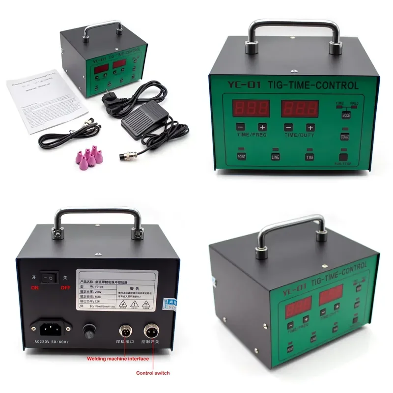 220V TIG Welding Pulse Controller Precision Time Control for Argon Arc Cold Welding Machine Modification Upgrade