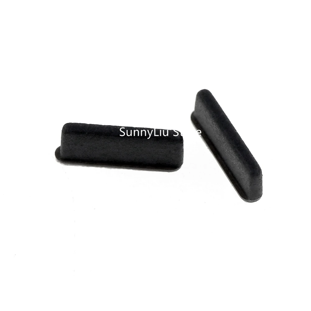 أزرار مطاطية للشاشة العلوية لـ 3DS ، أجزاء الإصلاح ، إكسسوارات اللعبة ، أسود ، مجموعة من المطاط