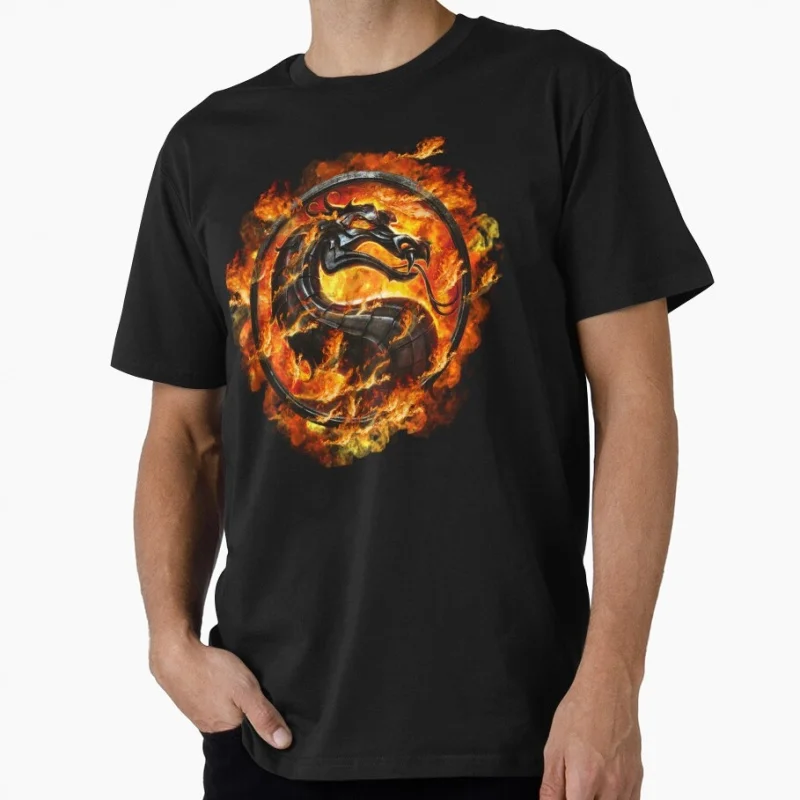 90's Retro Arcade game Mortal Kombat Gift T shirt 100% cotton Unisex Gamer Tee Videogame MK Graphic clothes All size tops S-6XL