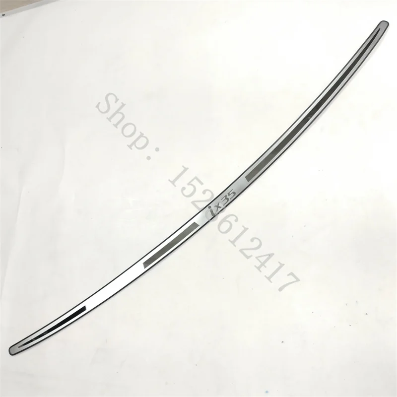 For Hyundai ix35 2009 2010 2011 2012~2017 stainless Rear Bumper Protector Sill Trunk Tread Plate Trim Car Accessories