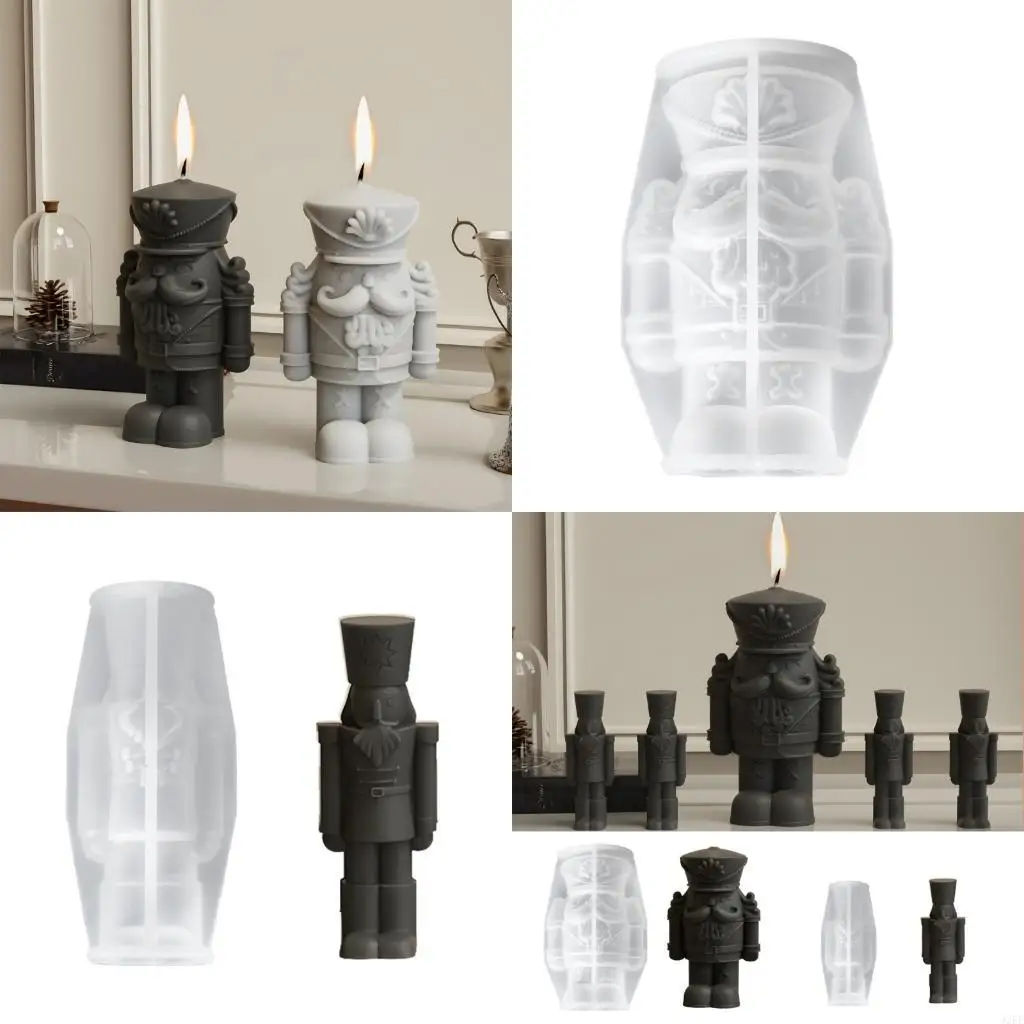 

Soft Silicone Mold Crafting Moulds King Soldier Figurine Molds Suitable For Handmade Present And Artistic Projects