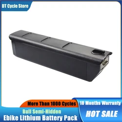 Replacement 48V 17.5Ah 840Wh Integrated Lithium Battery Pack for 500W 750W 1000W AIRWEST Fat Tire Electric Bike Mountain Ebike