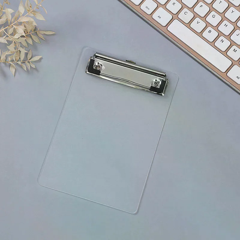 Simple A6 Bill Clipboard Memo Pad Clip Board Loose-leaf Notebook File Writing Pad Clamps Paper Holder Office School Supplies