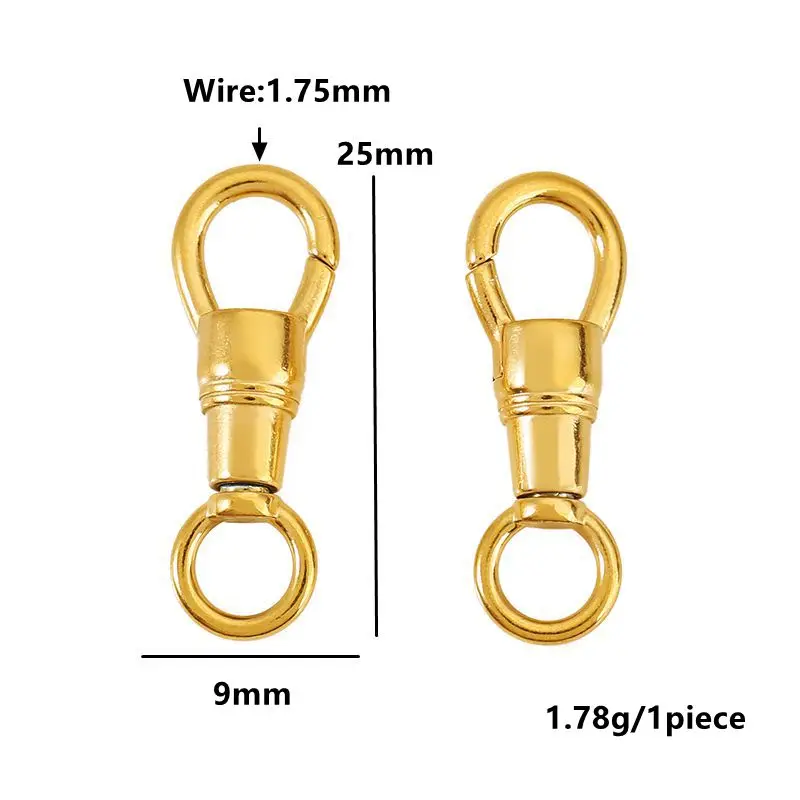 2pcs Stainless Steel Clasp Strong Oval Heart Round Polished Lobster Clasp Hook Connector DIY Necklace Jewelry Making Accessories view 4