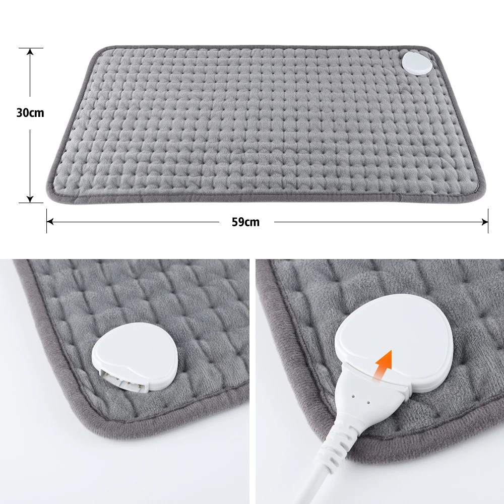 220v Electric Heating Pad for Abdomen Waist Back Thermal Blanket Keep Warm Pain Relief Winter Foot Hand Warmer Sheet 60*30cm