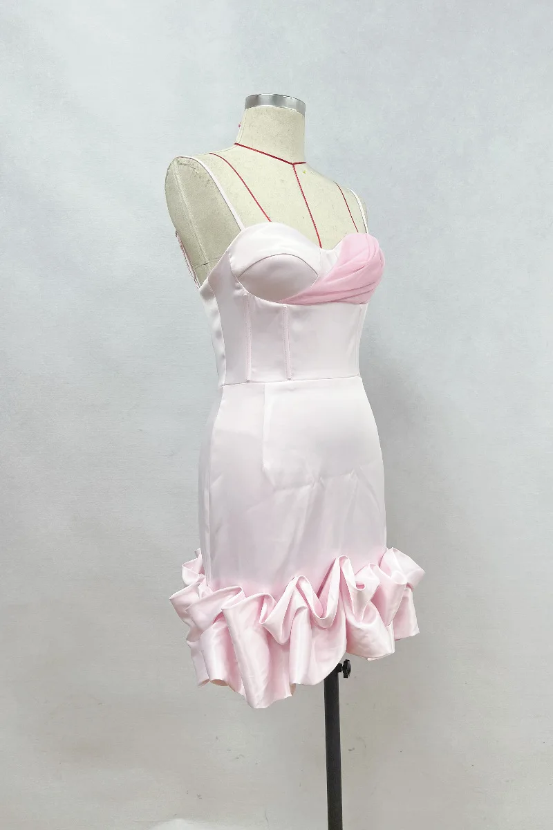 Roxo sexy cinta de espaguete vestidos de noite cetim cintura alta vestido de baile para as mulheres y2k roupas elegantes vestidos celebridade festa wear