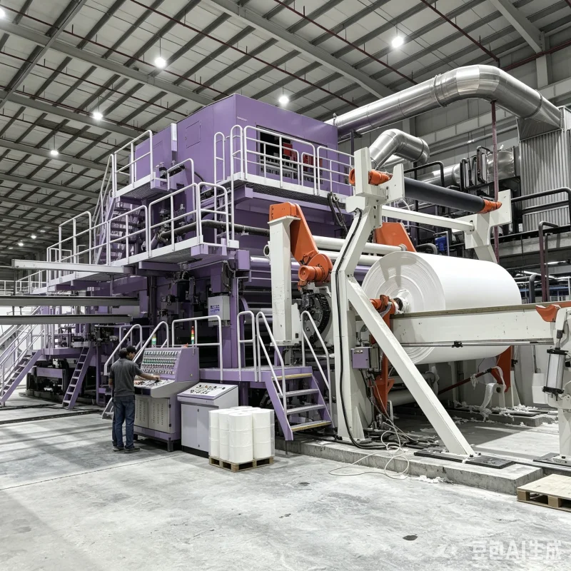Premium Tissue Paper Making Plant with Full Automatic Toilet Roll Manufacturing Cutting Machine for Local Business