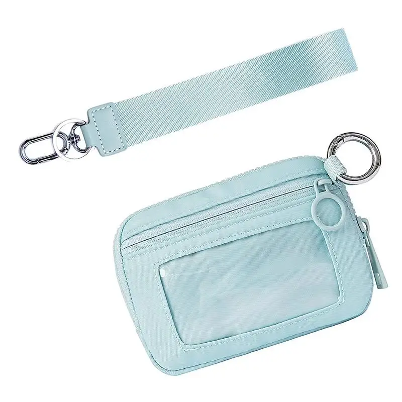 Portable 1Pcs Zipper Wristlet Wallet for Women Perfect for Keeping Change Keys Organized