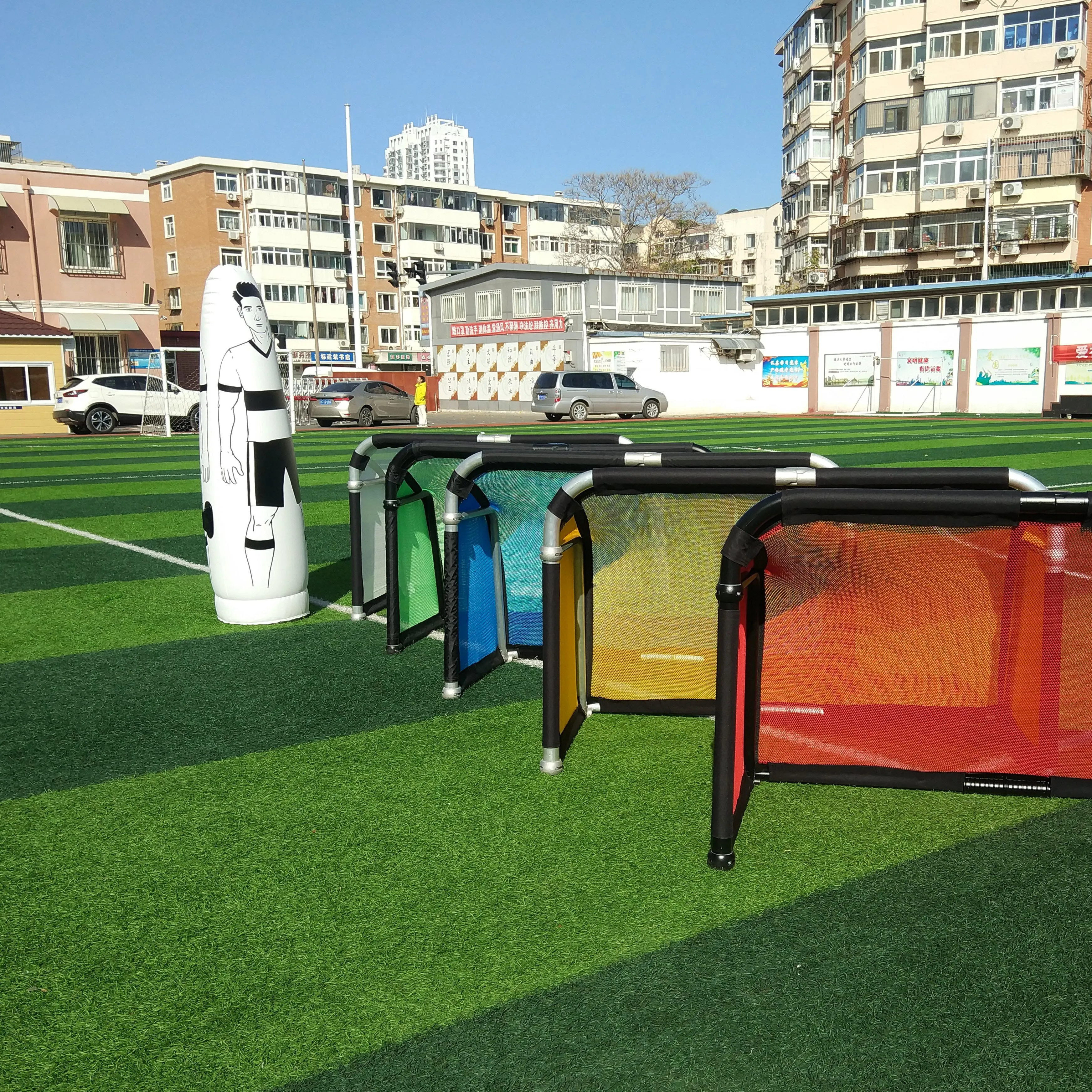 알루미늄 접이식 축구 훈련 목표 축구 목표 그물