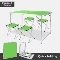 Portable Folding Camping Table IGT Accessories Lightweight Aluminum Adjustable Height Compact Sturdy Picnic Hiking RV Tailgate