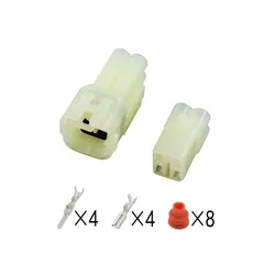 5Sets 4 pin waterproof auto Connector HM .090 Sumitomo Female And Male Wire plug 6180-4181 6187-4441